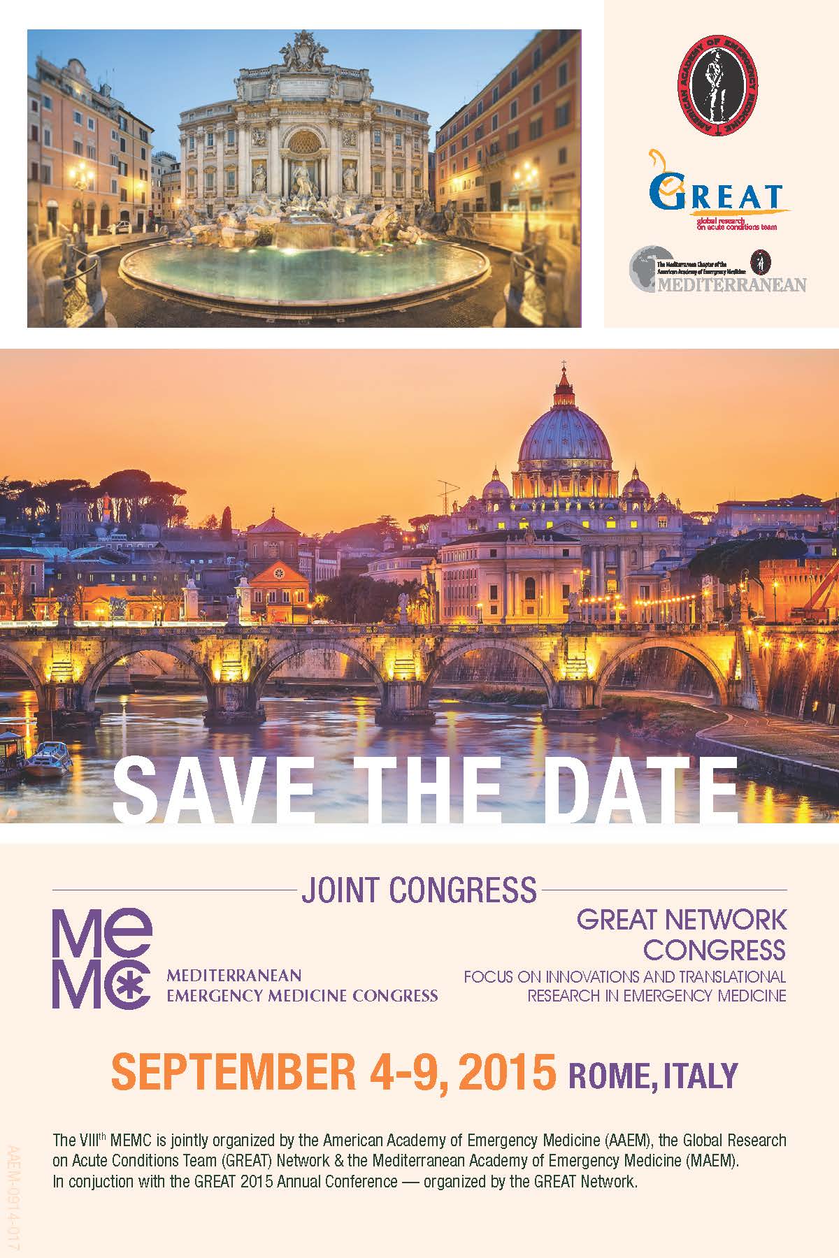 MEMC 2015 Rome SaveTheDate