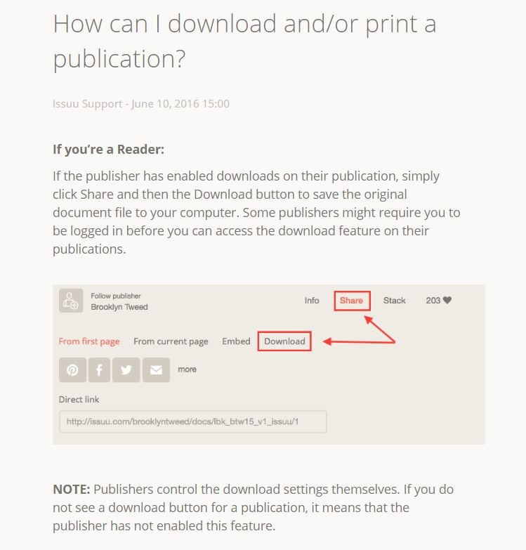 download pdfs from issuu